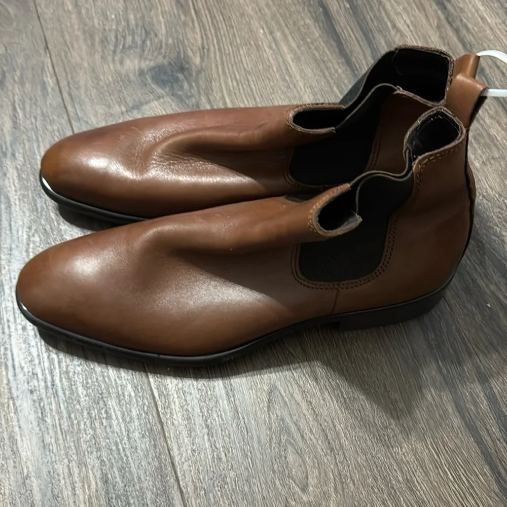 NWT! Ecco Brown Citytray Boots for Men - Size 43 (US9-9.5) 🛵